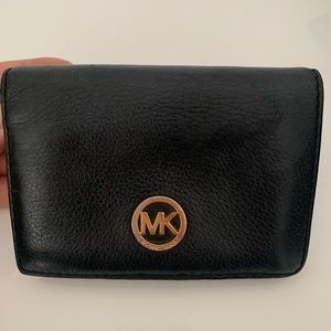 Michael Kors Black Leather Wallet